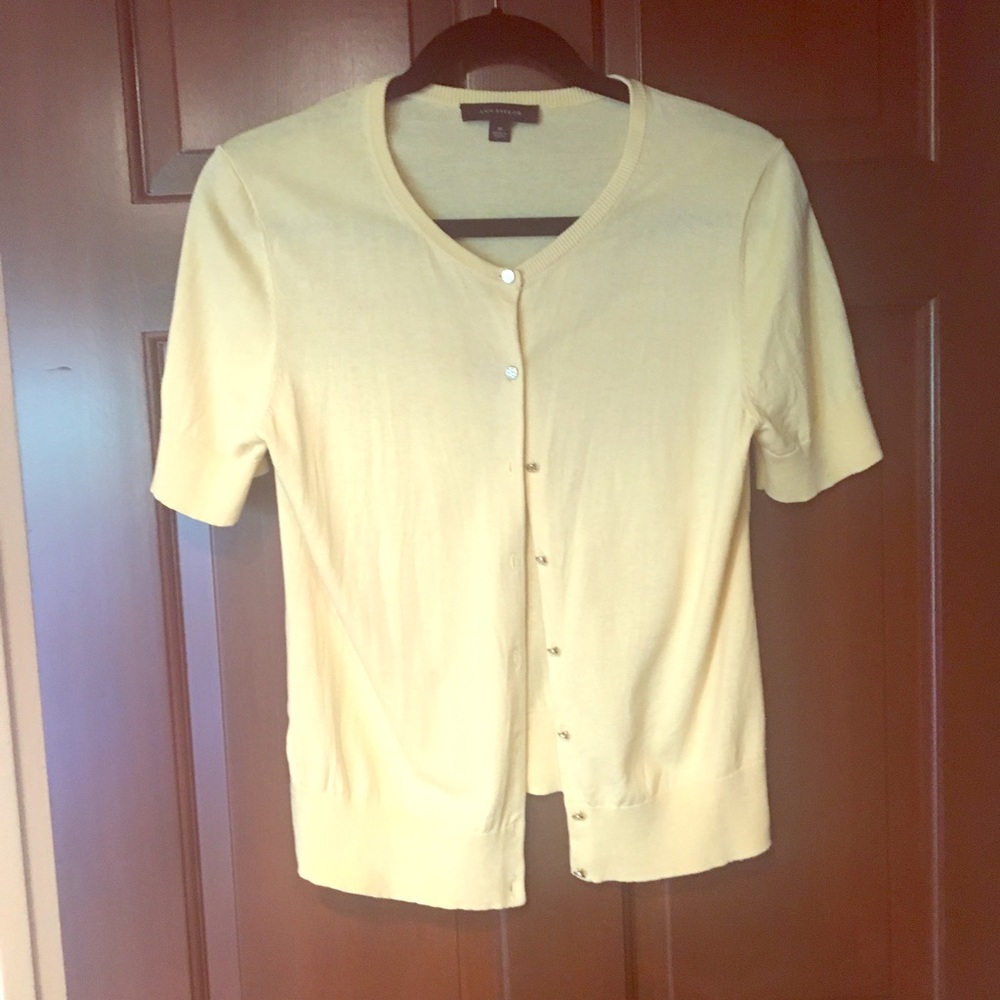 Ann Taylor Lightweight short-sleeve sweater